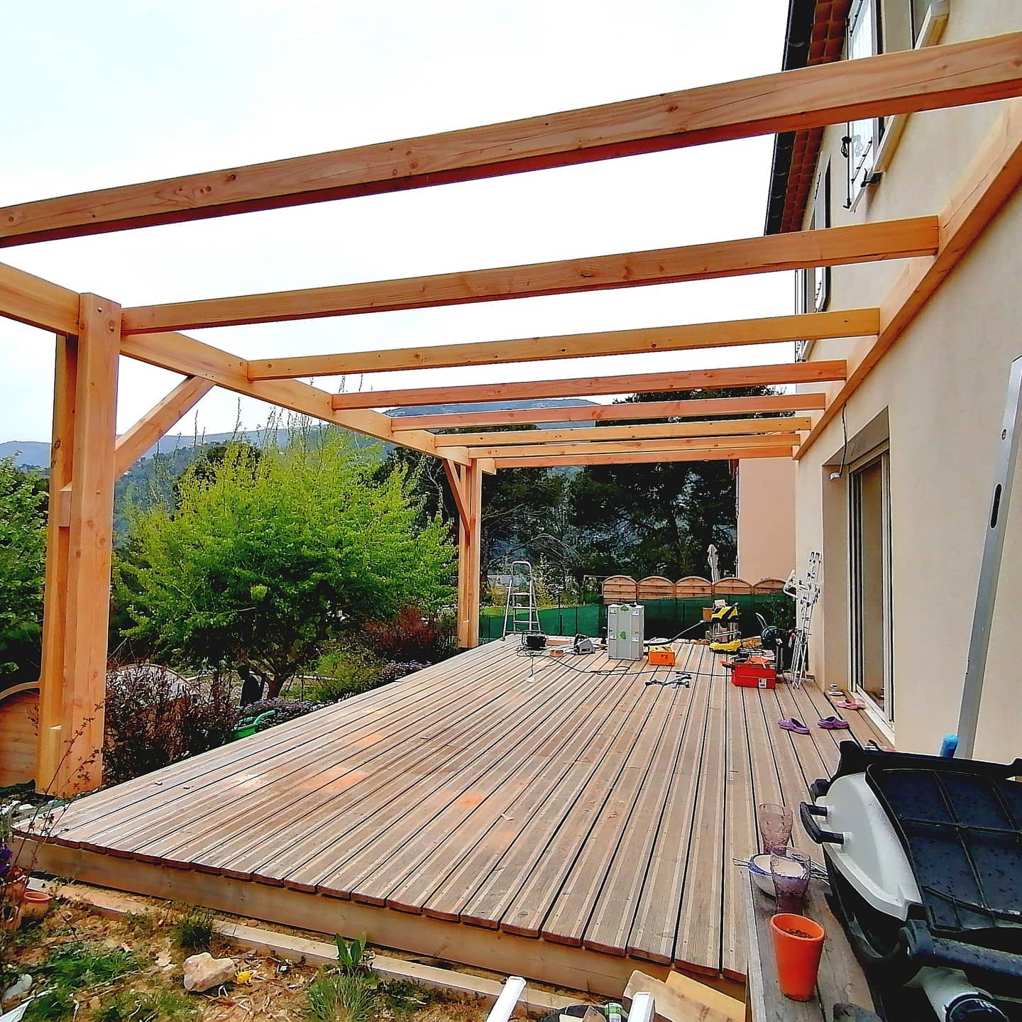 pergola1 Bac potager